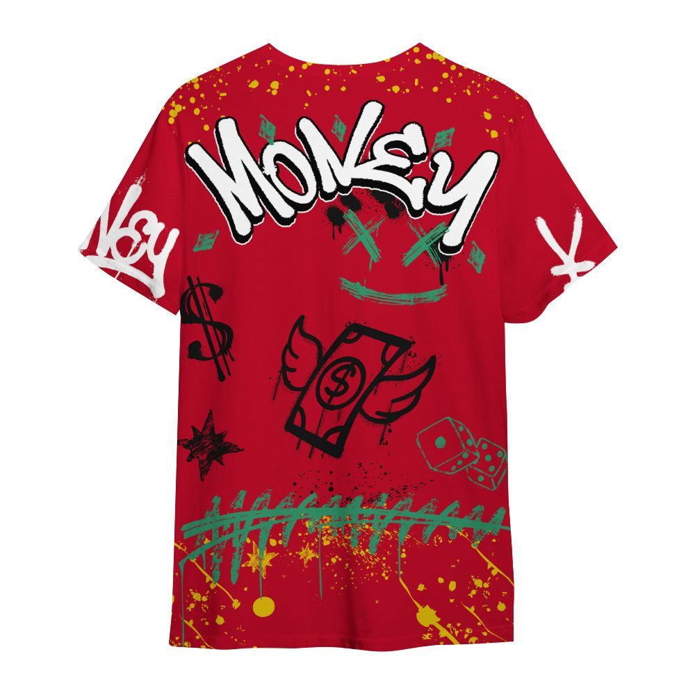 Shirt To Match Miro 7s - Everybody Paid In Full Crayon All Over Print