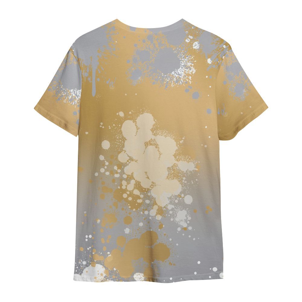 Shirt To Match Retro High OG Cool Grey 1s - God Blessed Ink Drip All Over Print