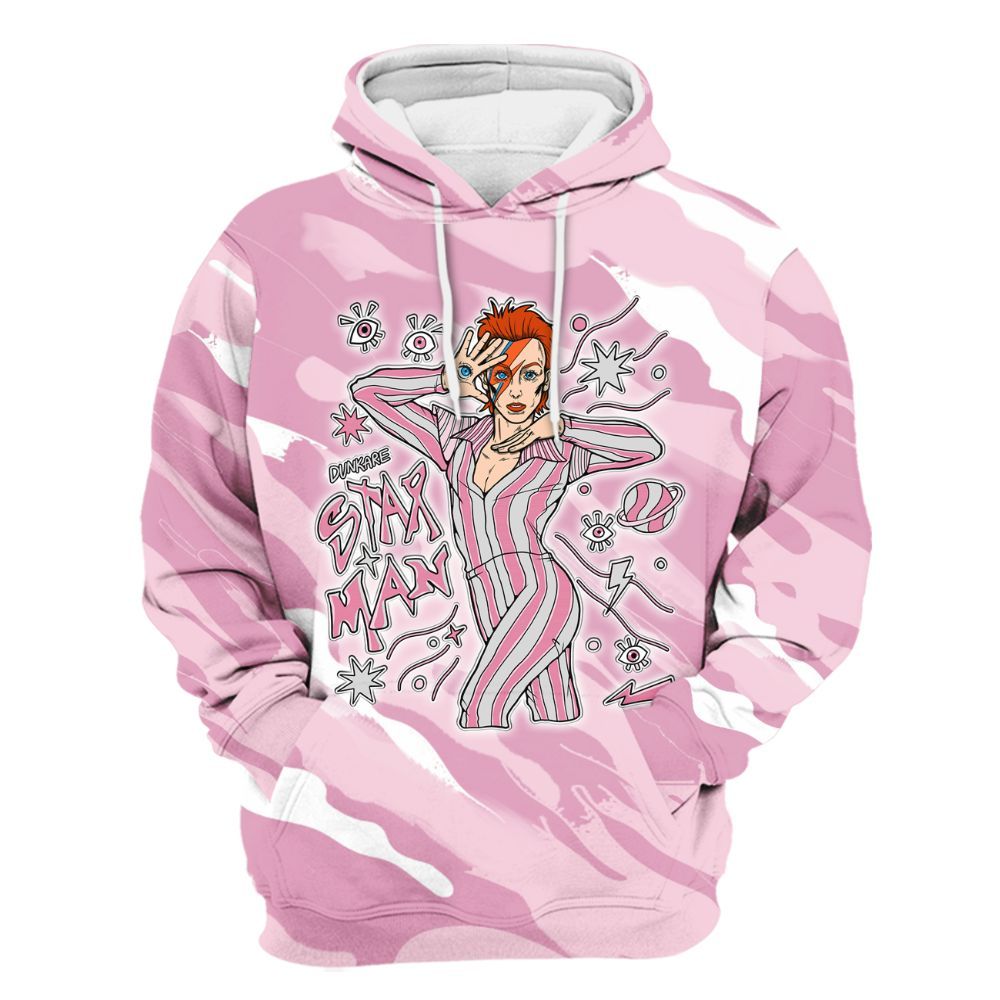 Hoodie To Match Orchid 4s - Starmans Graphics Colored All Over Print