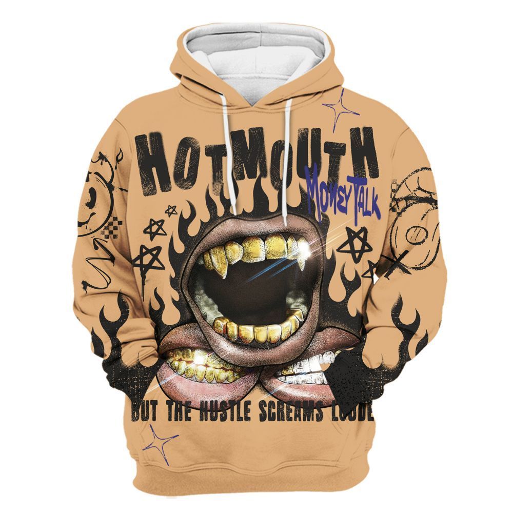Hoodie To Match SE Afrobeats 7s - Mouth Burning Street Style All Over Print