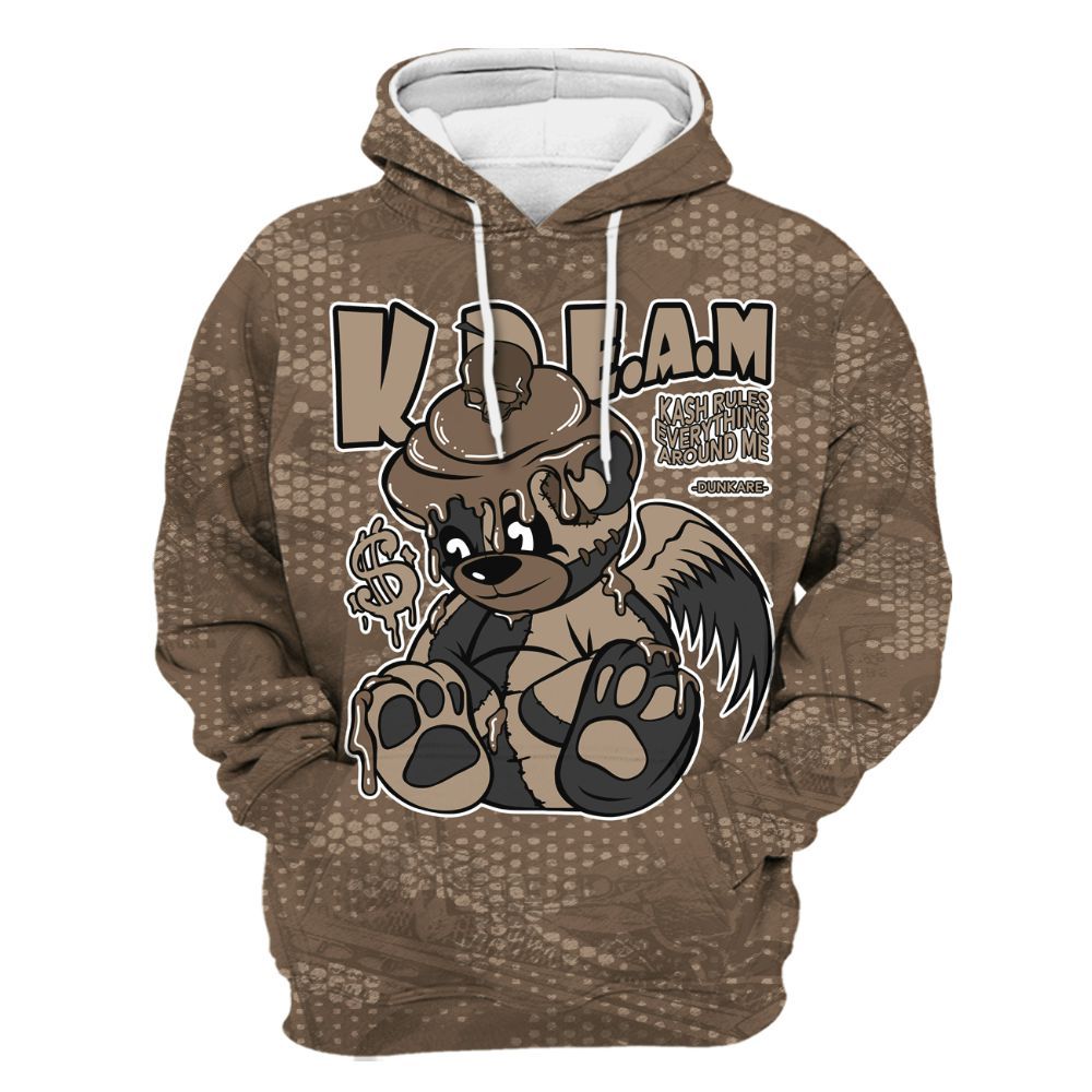Hoodie To Match Dark Mocha Jack - Loot Bear All Over Print