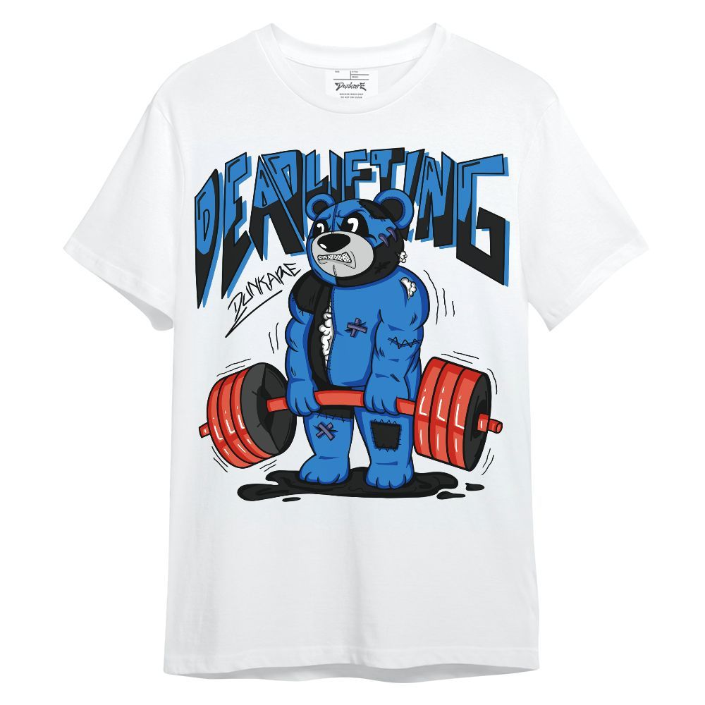Shirt To Match Hi-Res Blue 700s - Deadlifting Bear Unisex Shirt