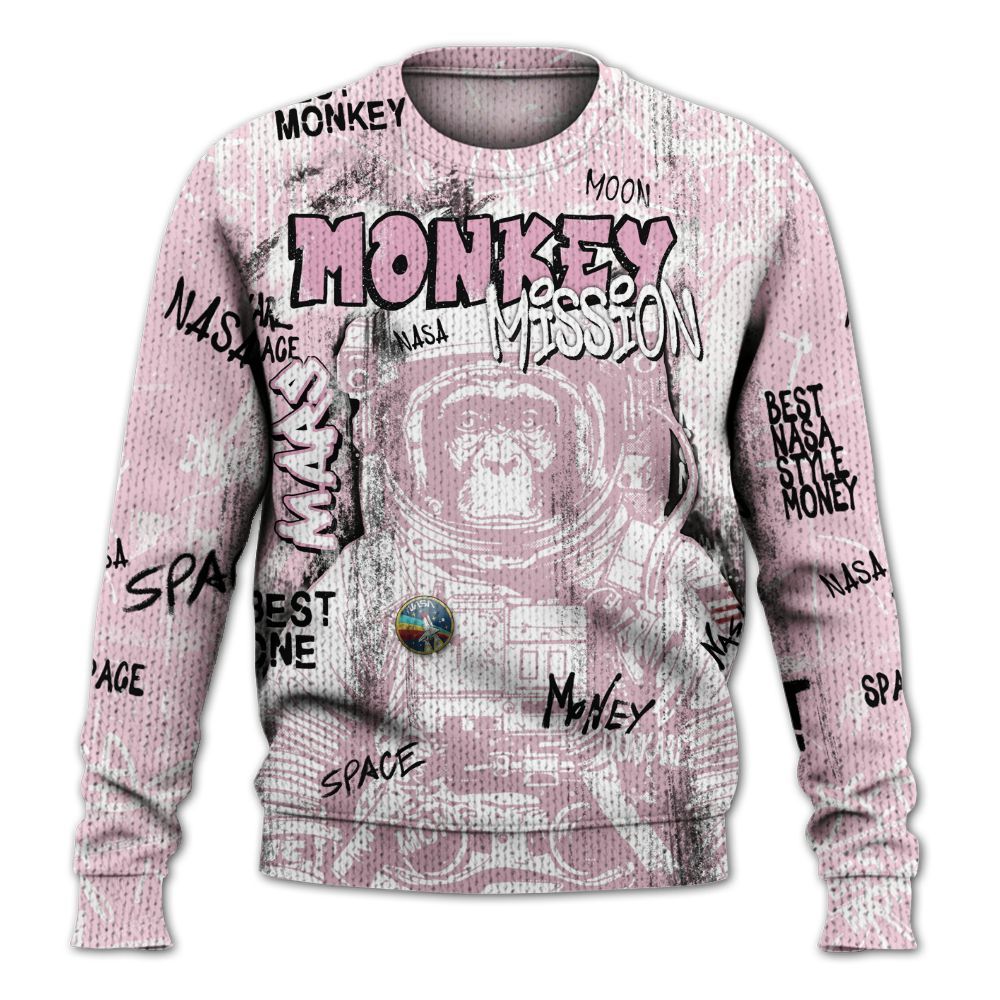 Knitted Sweater To Match Orchid 4s - Monkey Misson Space