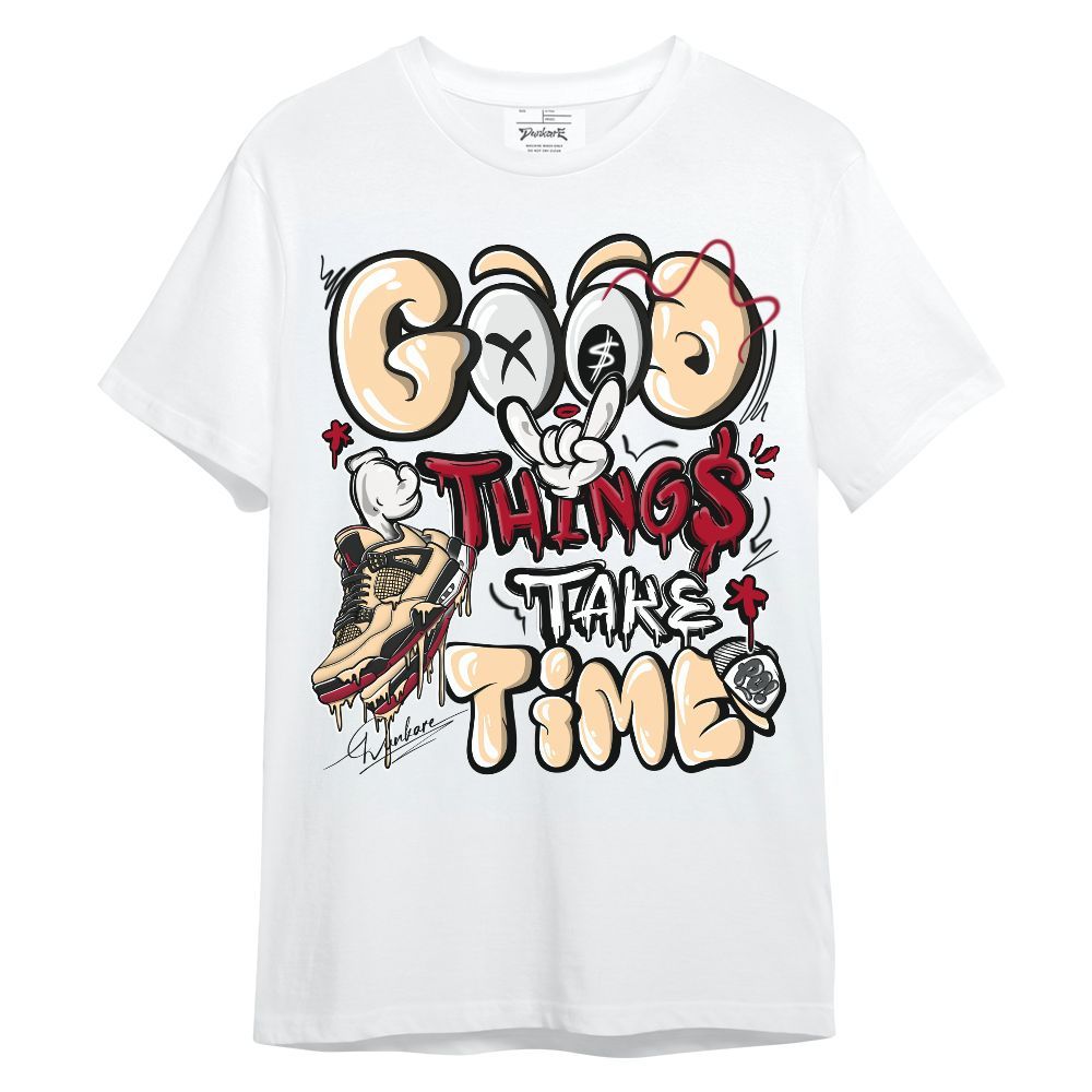 Shirt To Match Retro Pizza GS 4s - Good Things Sneaker Drip Graphic