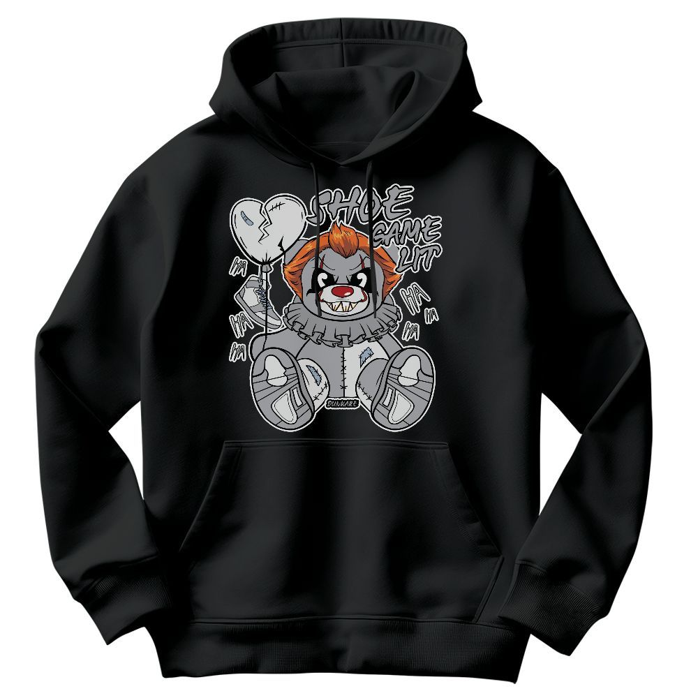 Sweatshirt To Match Low OG Wolf Grey 1s - Shoe Game Bear Graphic