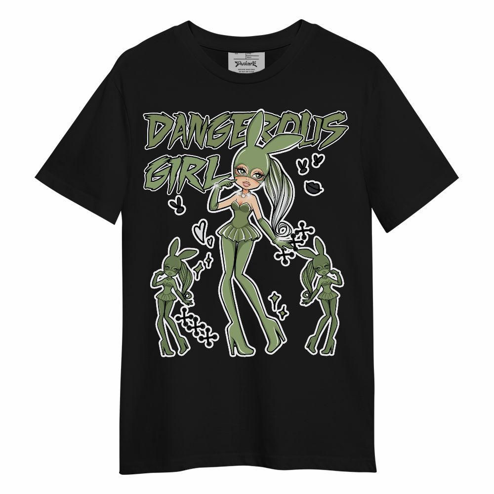Shirt To Match Oil Green 4s - Dangerous.Girl Unisex Shirt