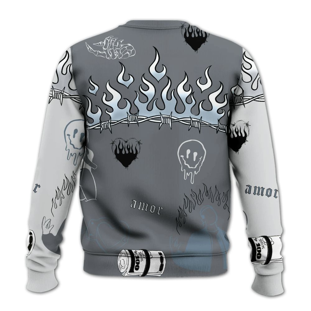 Sweatshirt To Match Air Max DN Silver Bullet - Snake Trust No One All Over Print