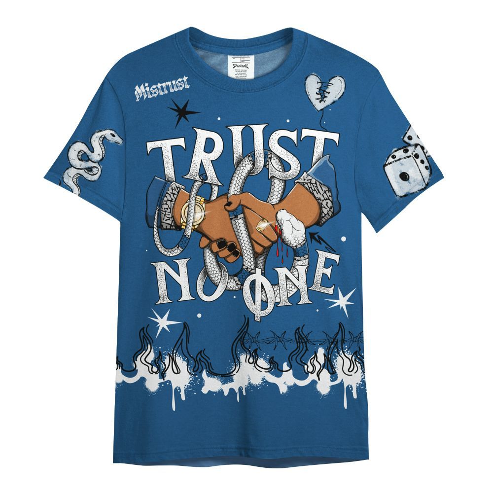 Shirt To Match Wizards 3s - Trust No One Snake-Bite Doodle Crayon All Over Print