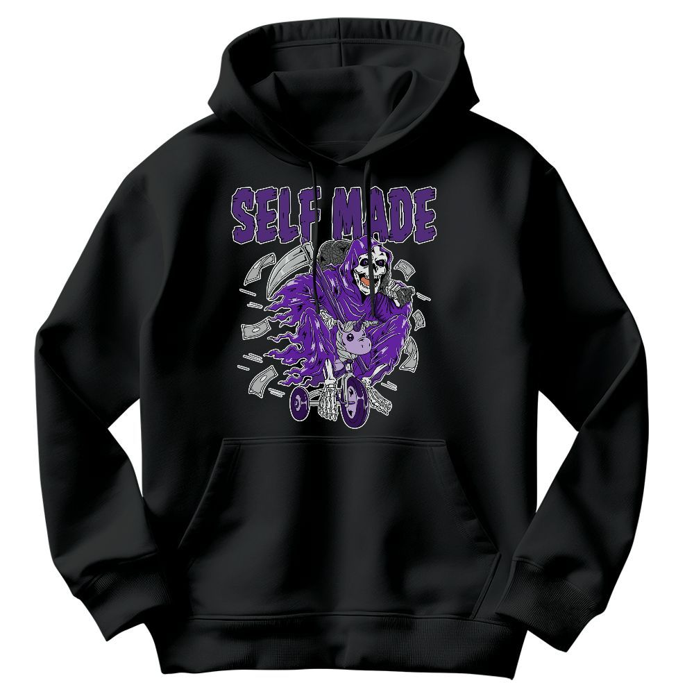 Sweatshirt To Match Retro Dark Iris 3s - Self Make Skeleton Graphic
