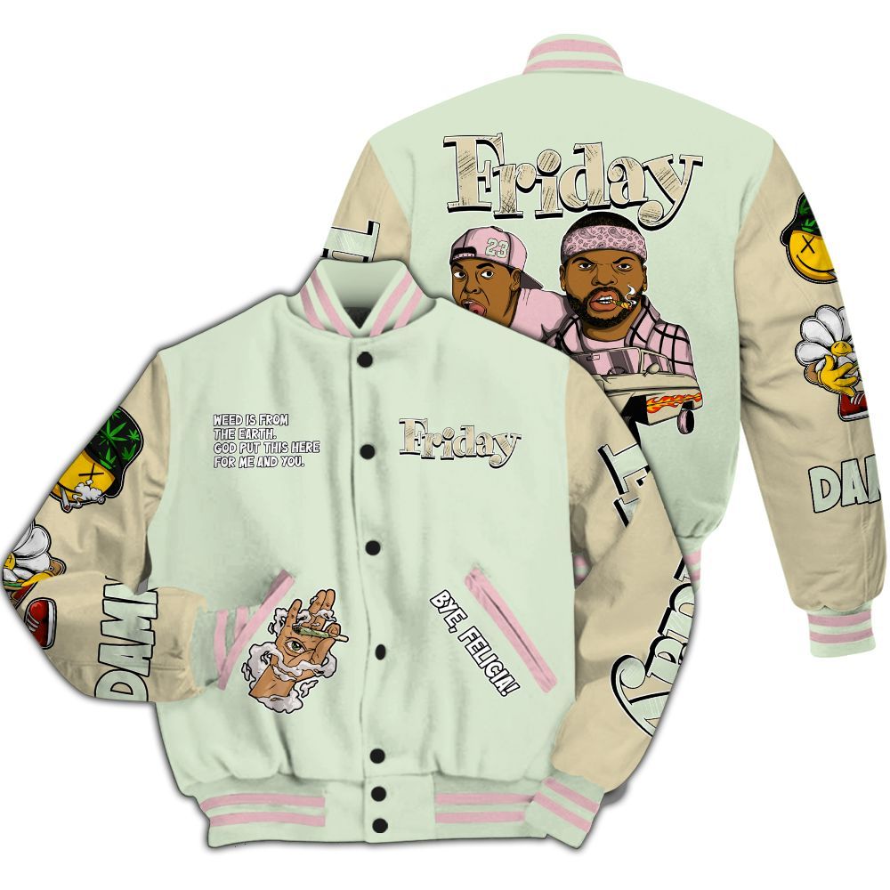 Varsity Jacket To Match Spring Is In The Air 3s - Friday Sneaker Stress Style All Over Print