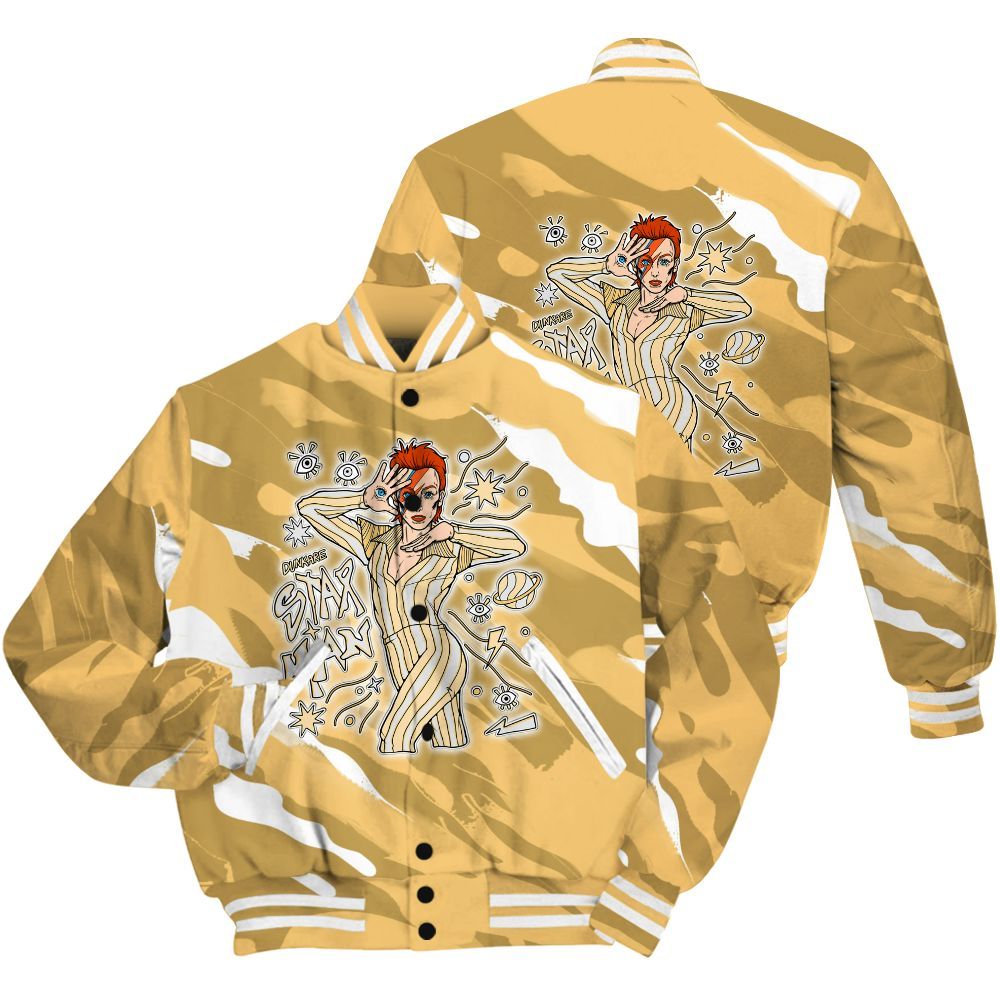 Varsity Jacket To Match Craft Paris 6s Shirt - Starmans Graphics Colored All Over Print