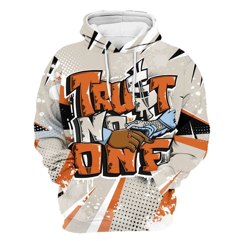 Hoodie To Match SE Craft 5s - Poly Trust No One Dripping All Over Print