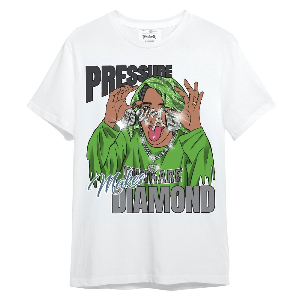 Shirt To Match Retro Green Bean 5s - Pressures Makes Shirt To Match Unisex Shirt