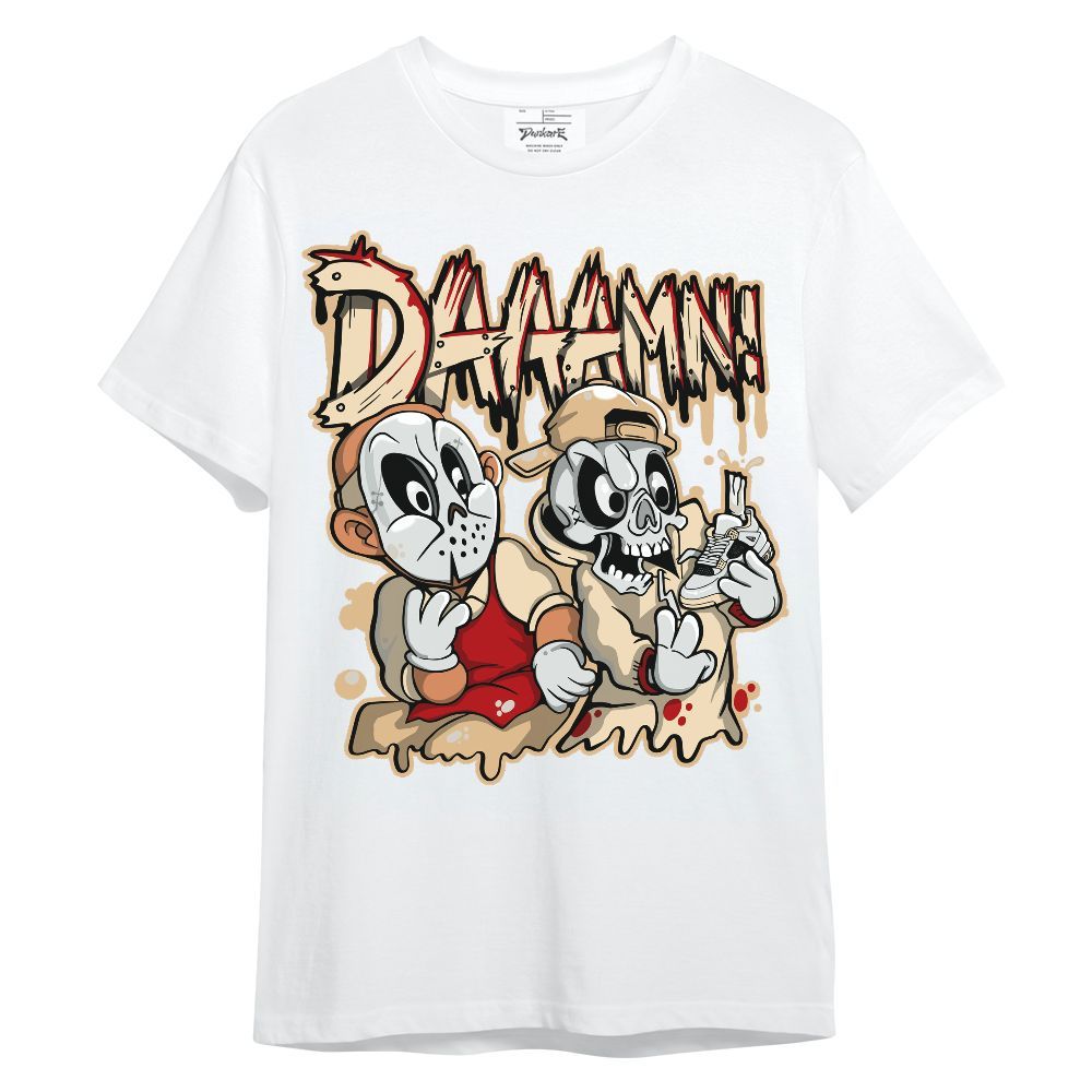 Shirt To Match Dunk Low Strawberry Waffle - Damn Shoe Graphic Unisex Shirt