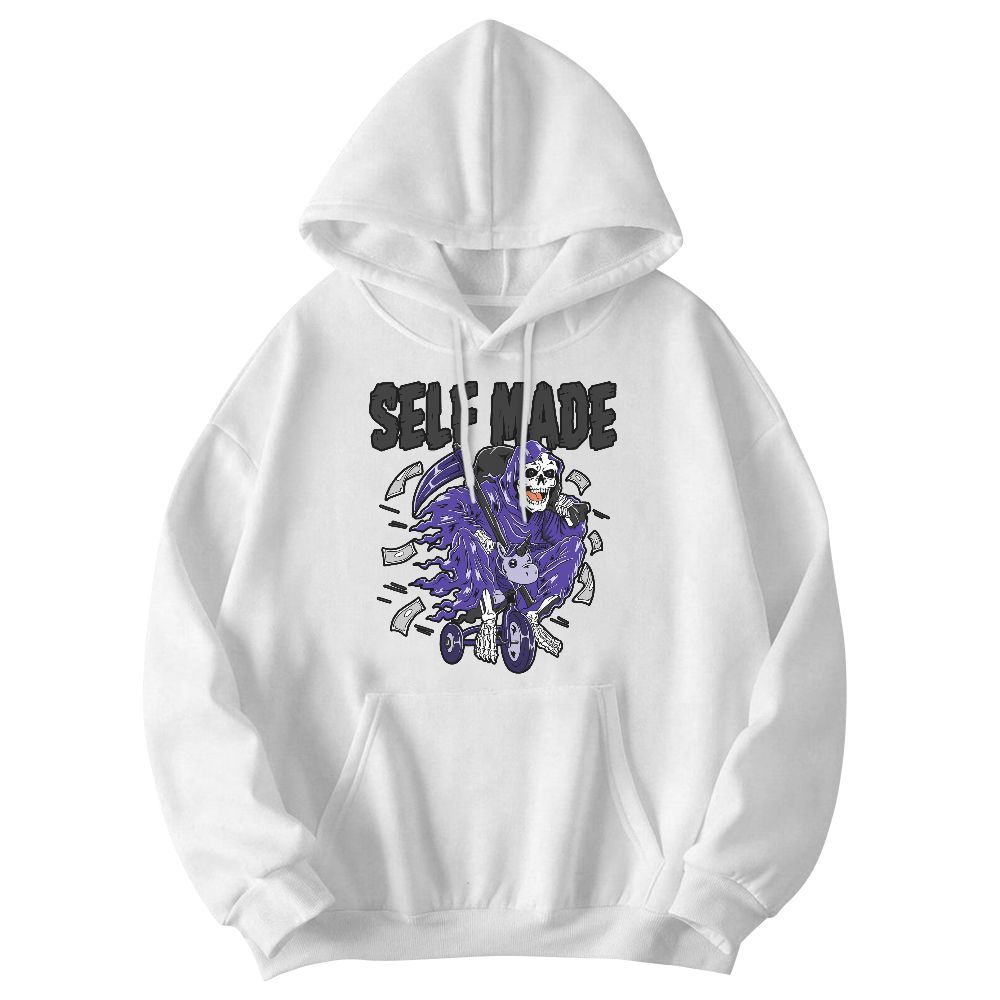 Sweatshirt To Match Field Purple 12s - Self Make Skeleton Graphic