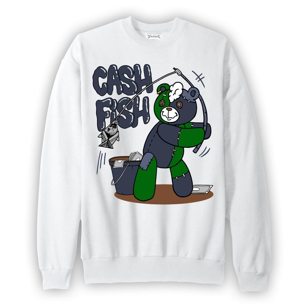 Sweatshirt To match Midnight Navy 13s Sweatshirt - Moneys Fish Hugz Graphic