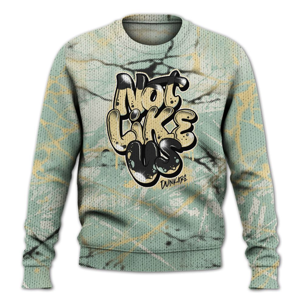 Knitted Sweater To Match Joins Year Of The Snake 5s - None Like Us Graphic