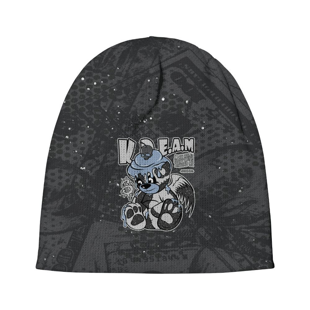 Beanie Hat To Match Reverse Black White 6s - Loot Bear Graphic