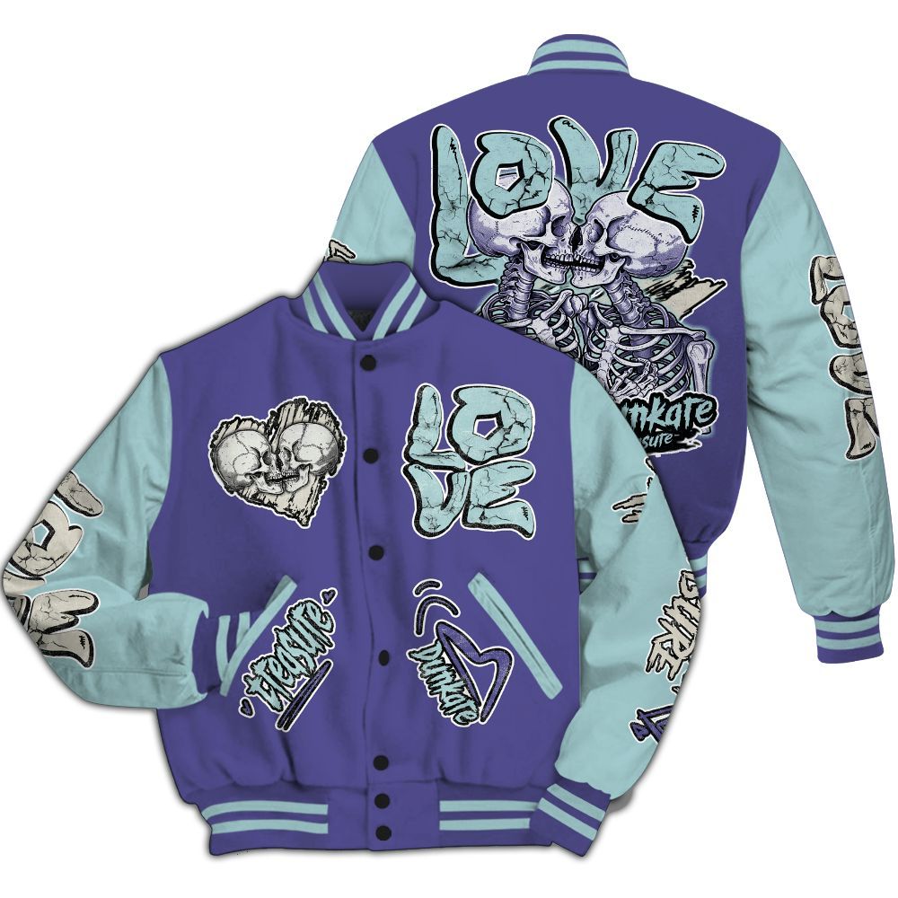 Varsity Jacket To Match Air Ship PE Hornets - Skull Bear All Over Print