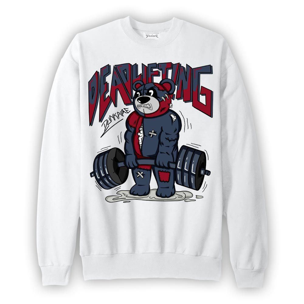 Sweatshirt To match Retro Olympic 6s Sweatshirt - Deadlifting Bear Graphic