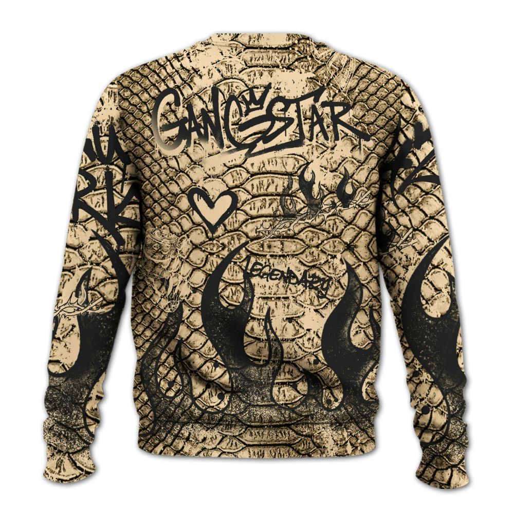 Sweatshirt To Match Kobe 9 EM Mambacita - Lucky Money Paid In Full Graffiti All Over Print