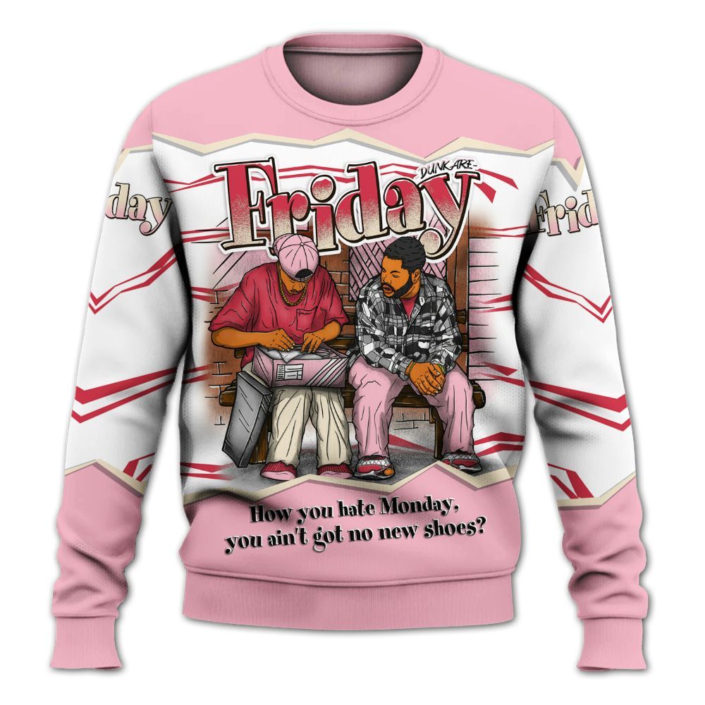 Sweatshirt To Match Low OG Tropical Pink 1s - Friday Movie 90s TV All Over Print