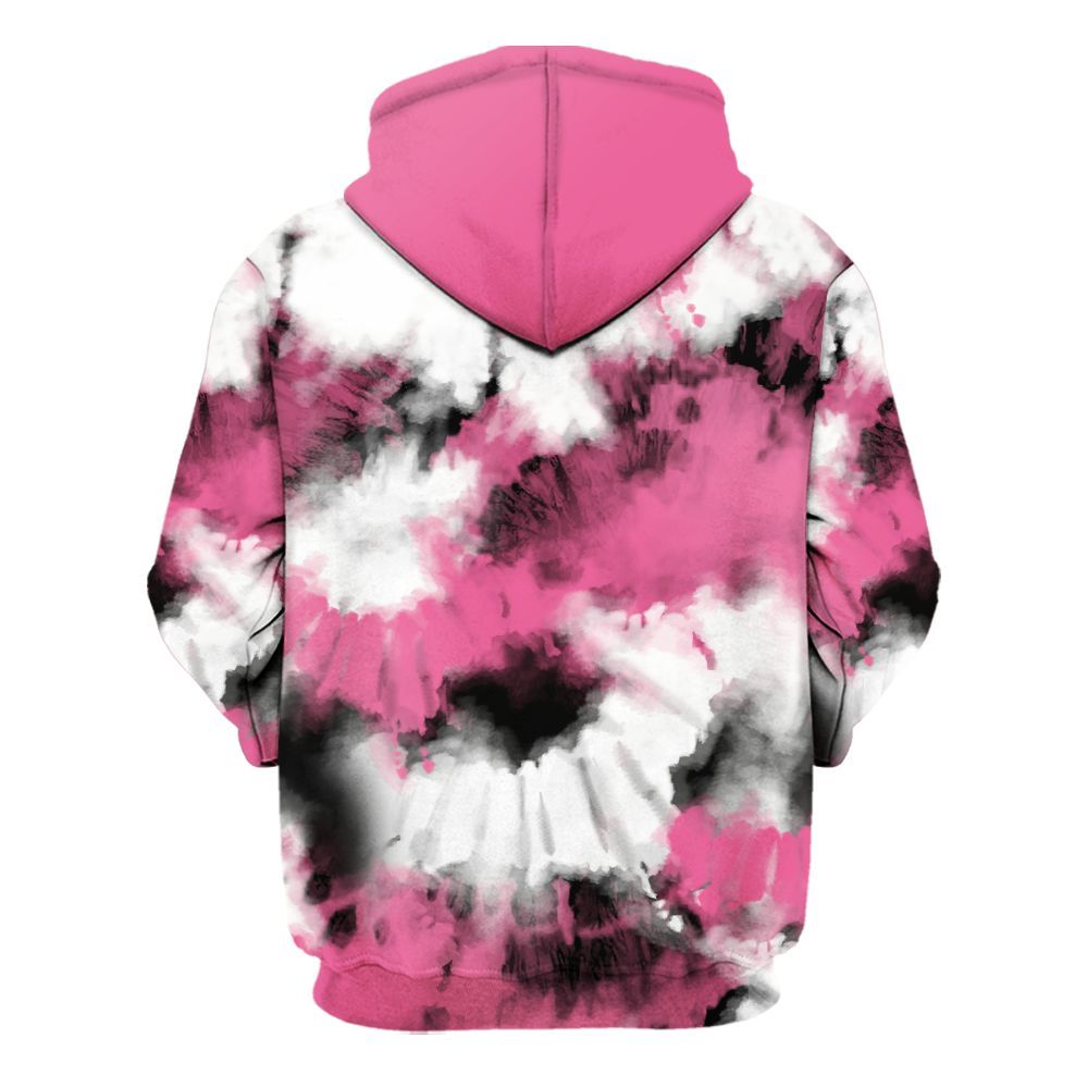 Hoodie To Match Air Max SNDR Hyper Pink - Tie Dye FK Around Find Out All Over Print