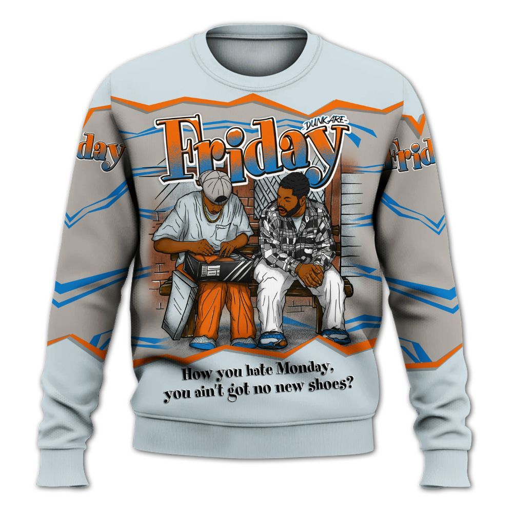 Sweatshirt To Match Retro High OG Alaska 1s - Friday Movie 90s TV All Over Print