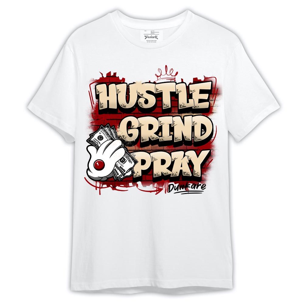 Shirt To Match Dunk Low Strawberry Waffle - Husltes Grind Pray Shirt Outfit
