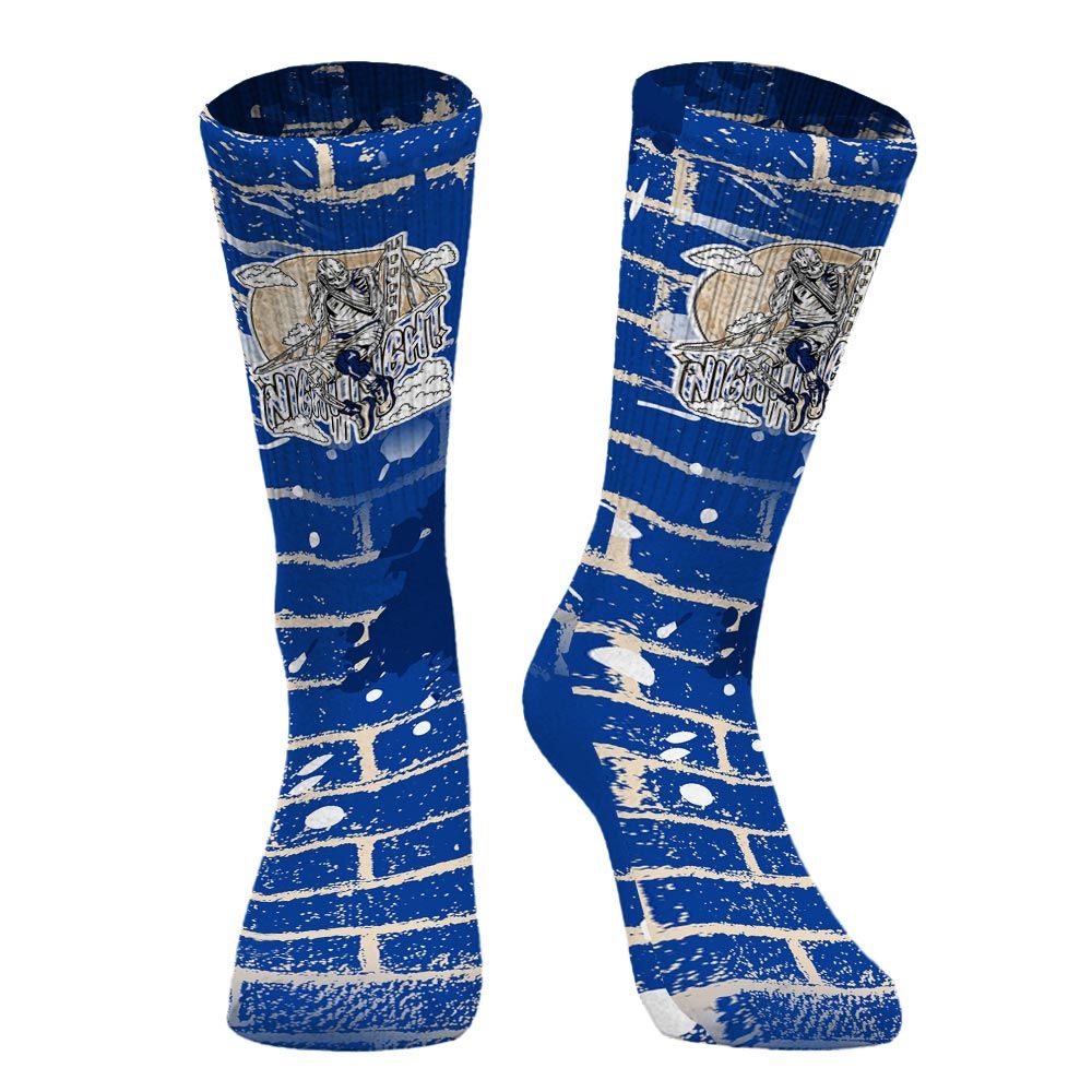 Sock To Match Low Game Royal 1s - Seeya Skeleton Brick