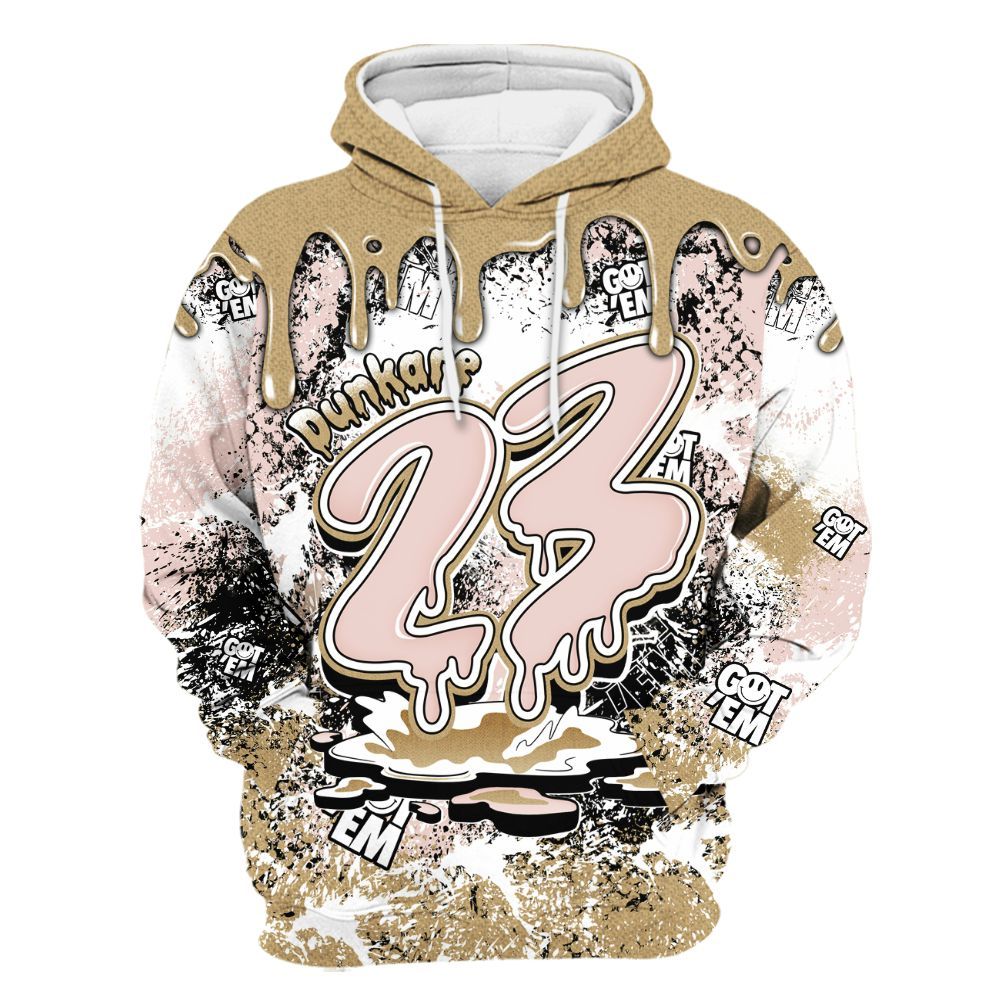 Hoodie To Match Low Linen 2025 1s Shirt, Dripping 23 Drip All Over Print