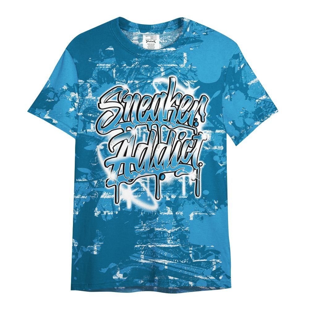 Shirt To Match Powder Blue 9s - Addiction Sneakers Graphic Street Art All Over Print