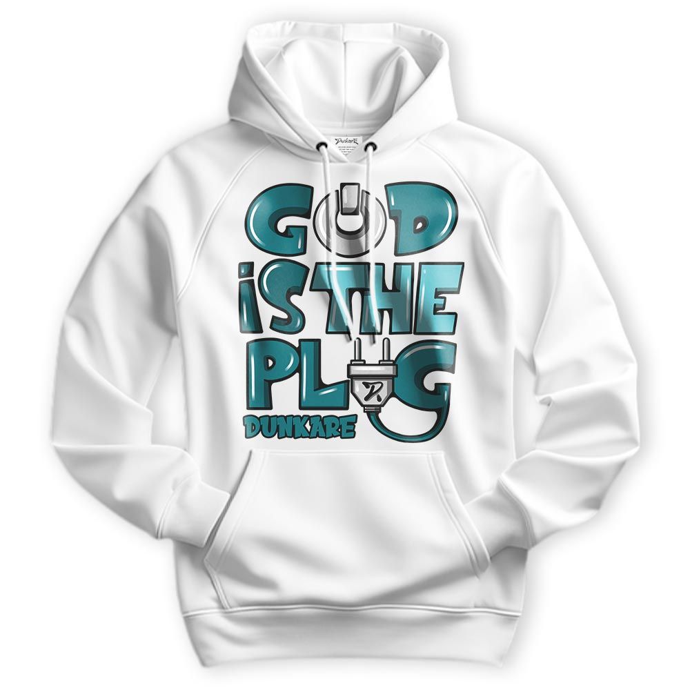 Sweatshirt To Match Oxidized Green 4s Hoodie - God Is The Power Cord Graffiti Hoodie Unisex
