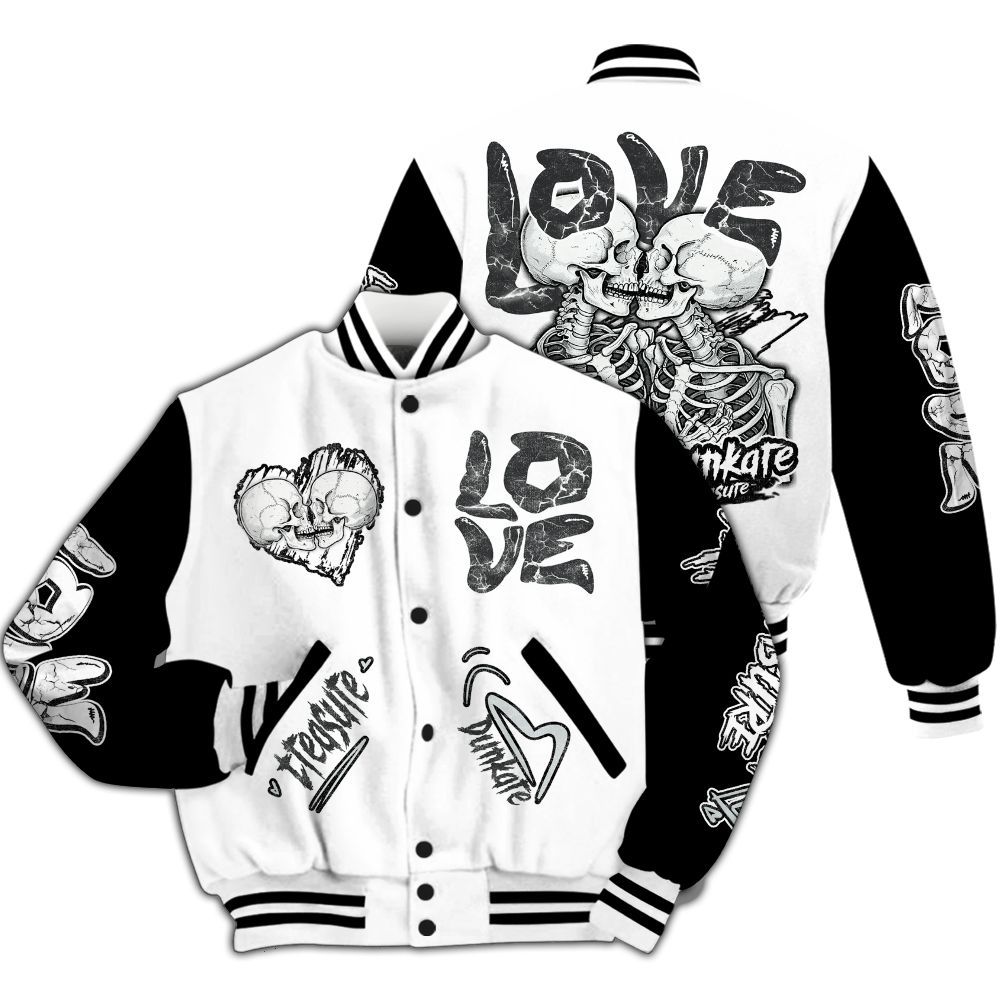 Varsity Jacket To Match Kobe 9 Elite Protro Halo - Skull Bear All Over Print