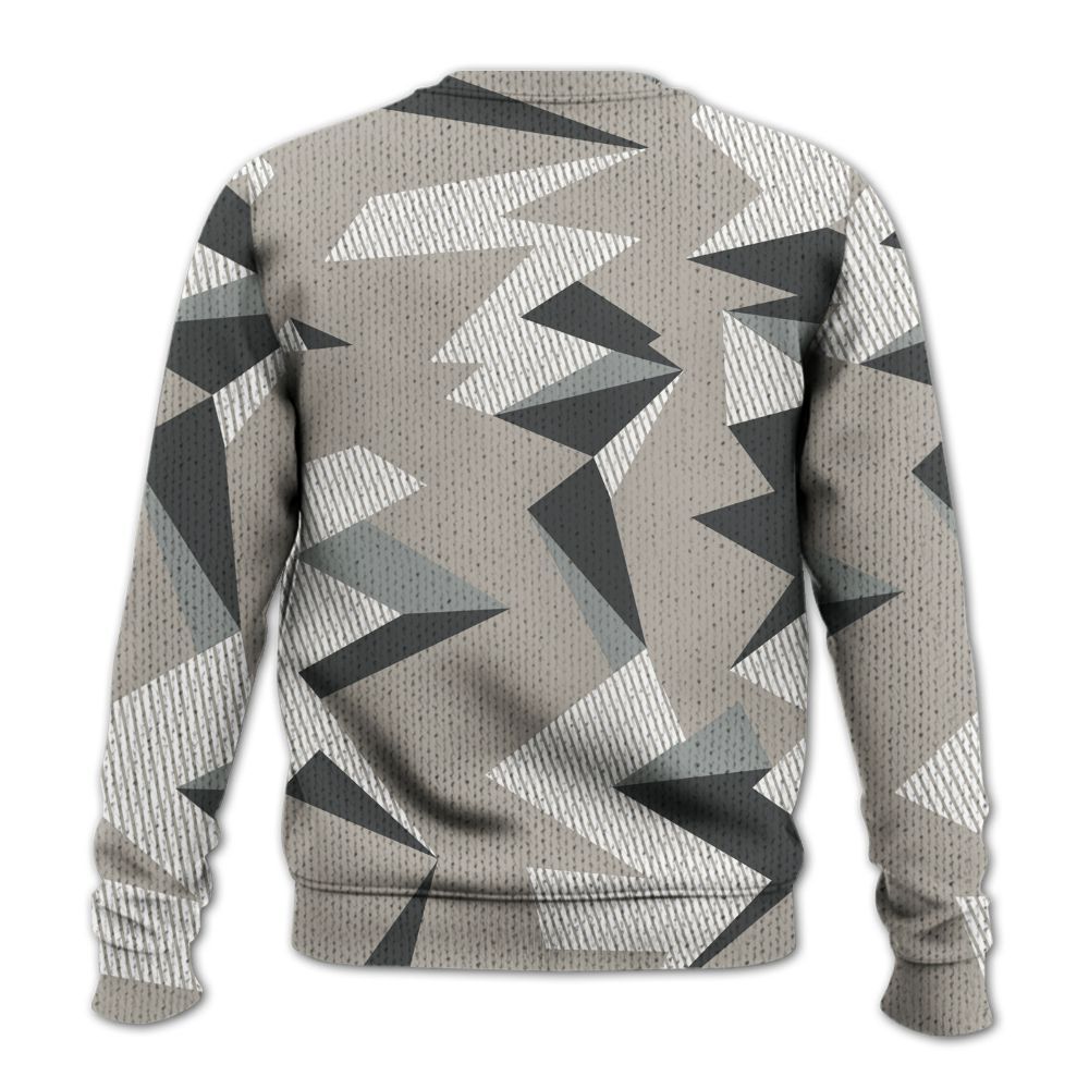 Knitted Sweater To Match Dunk Low Appears Oreo - Geometric Camouflage Pattern