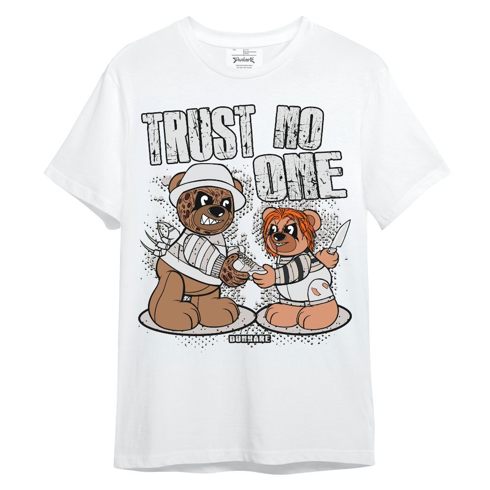 Shirt To Match Shirt To Match Retro Reverse Metallic 5s - Trust No One Bear Halloween Unisex Shirt