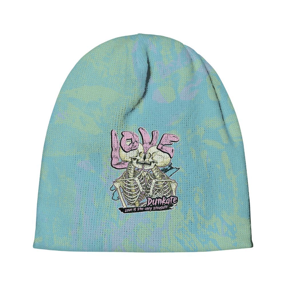Beanie Hat To Match SB Dunk Low Visty - Skull Love Graphic