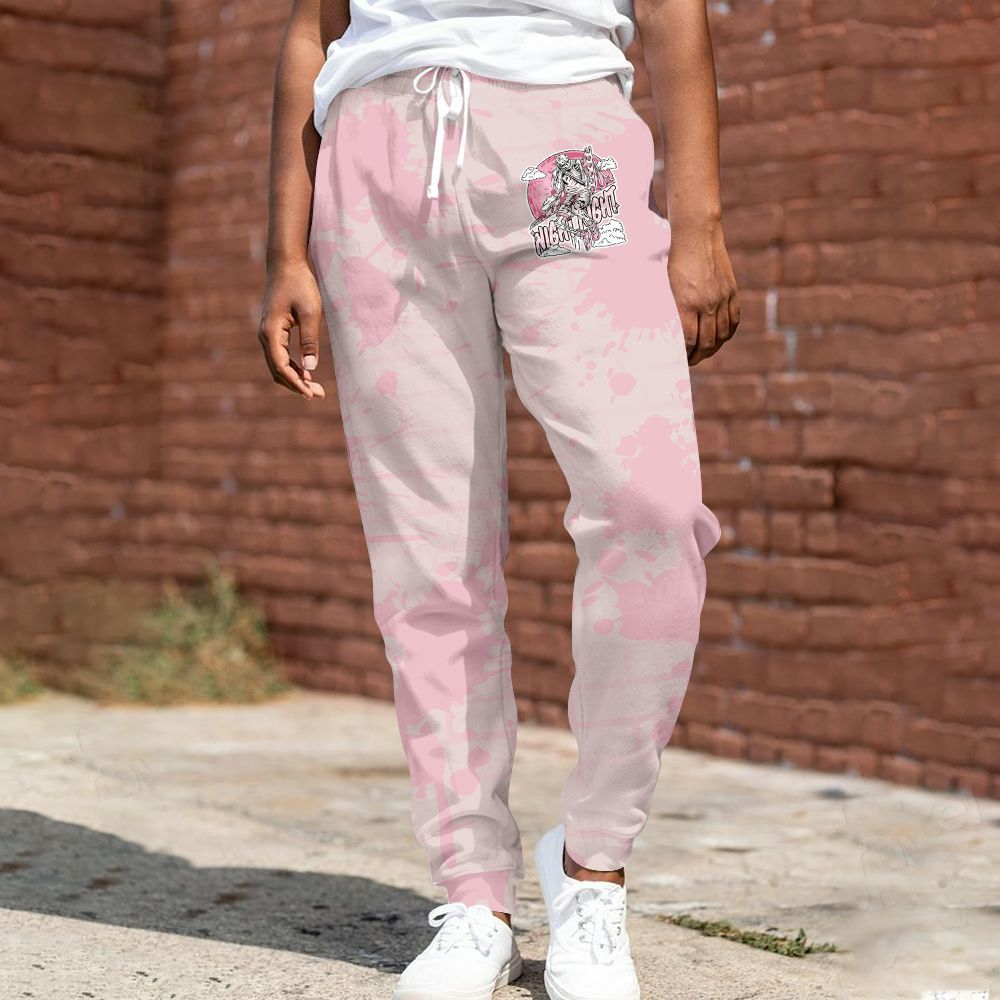 Sweatpant To Match Dunk Low KD 17 Aunt Pearl - Seeya Skeleton Brick All Over Print