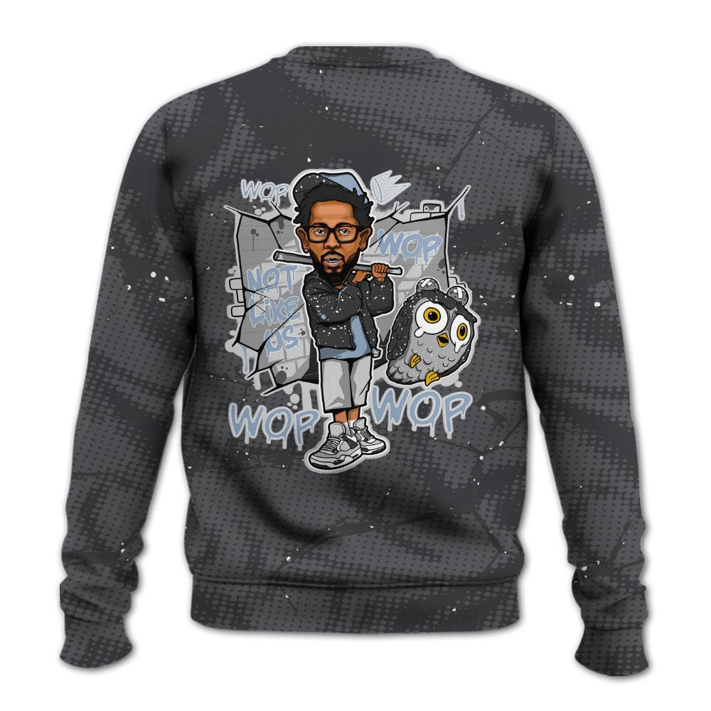 Sweatshirt To Match Reverse Oreo 6s - None Like ComptonCity Graphic Crack All Over Print