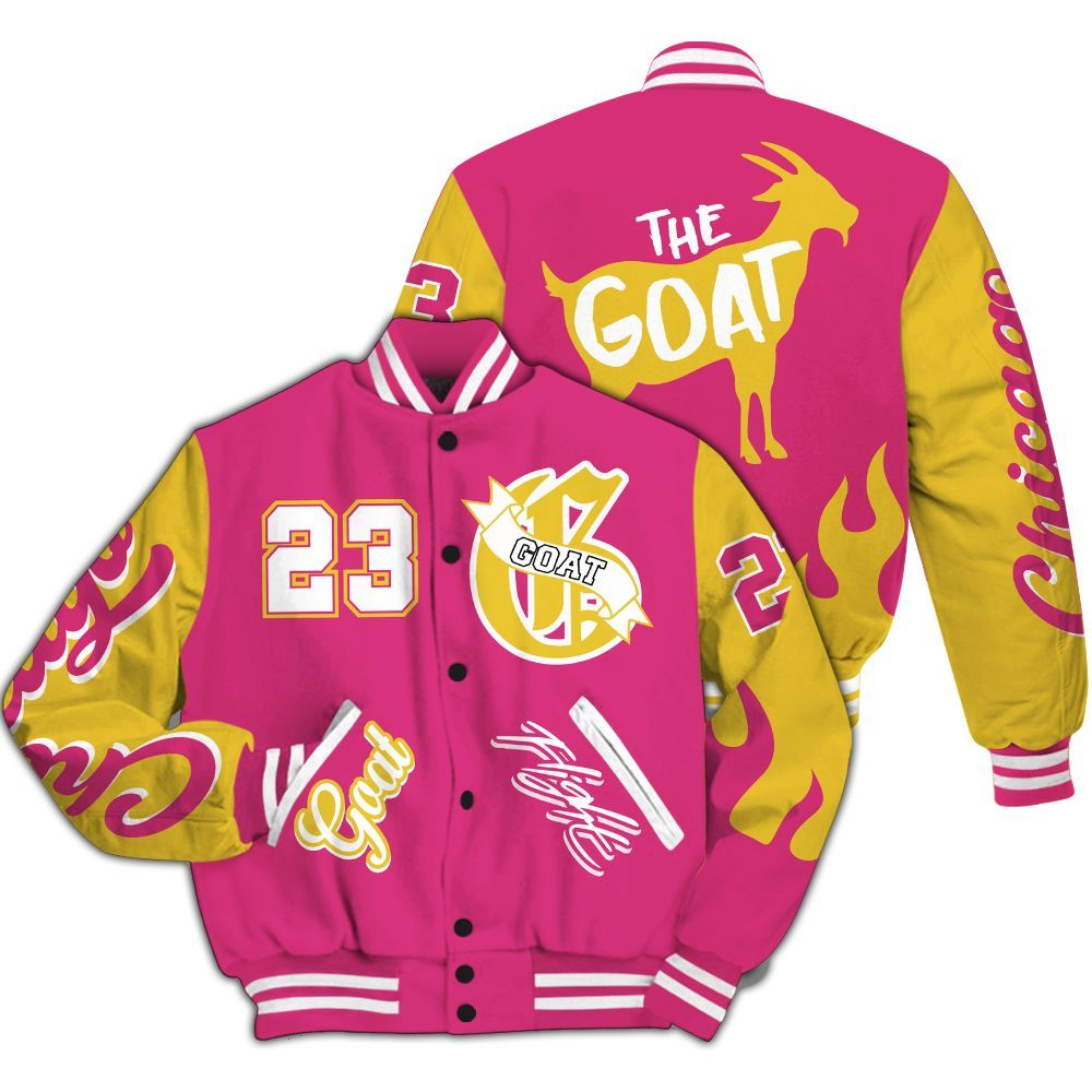 Varsity Jacket To Match Comic 4s - The G.O.A.T Streetwear All Over Print