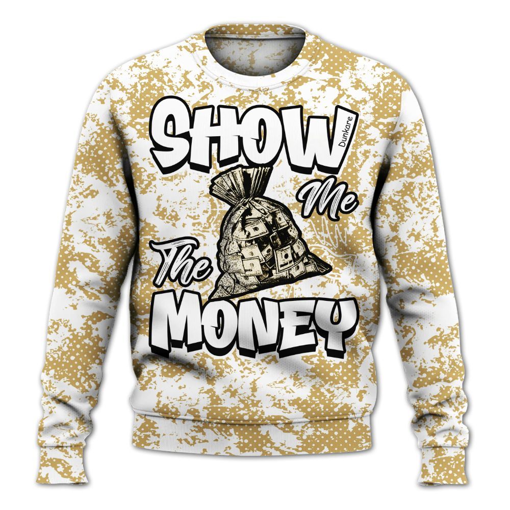 Sweatshirt To Match Craft Paris 6s - Show Me The Money Retro All Over Print