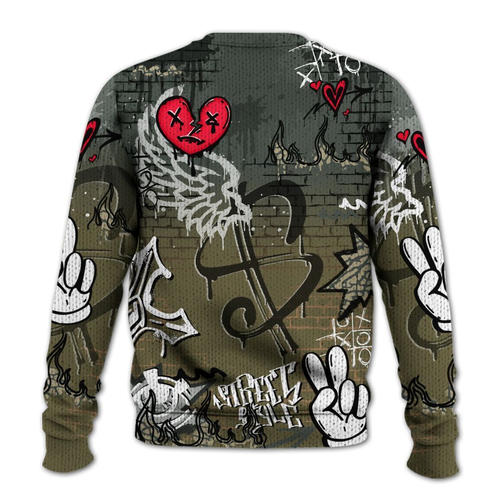 Sweater To Match Retro Family Affair 3s - Been Dif2erent Drip Graffiti Graphic