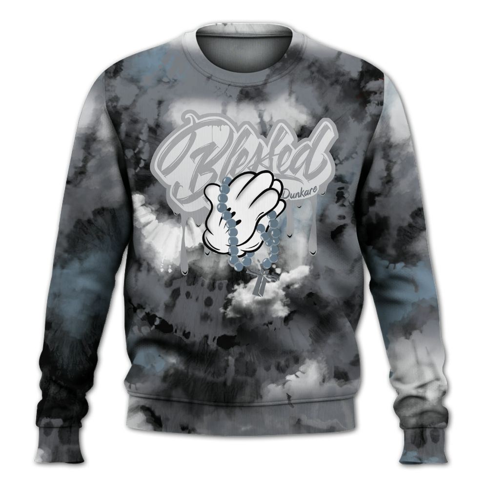 Sweatshirt To Match Air Max DN Silver Bullet - God Blessed Tie Dye All Over Print