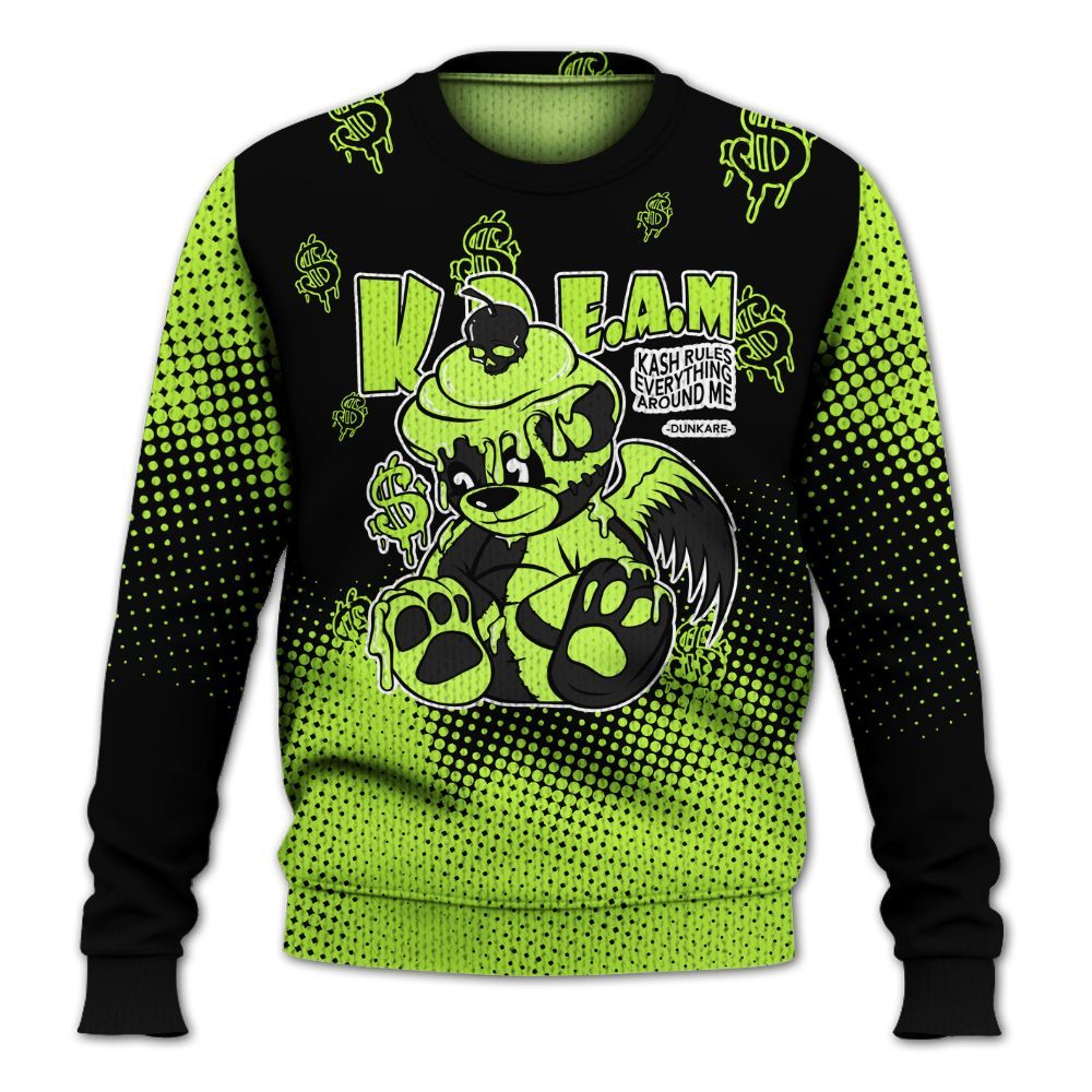 Knitted Sweater To Match Air Force 1 Low Dance Volt - Loot Bear Unique Drip