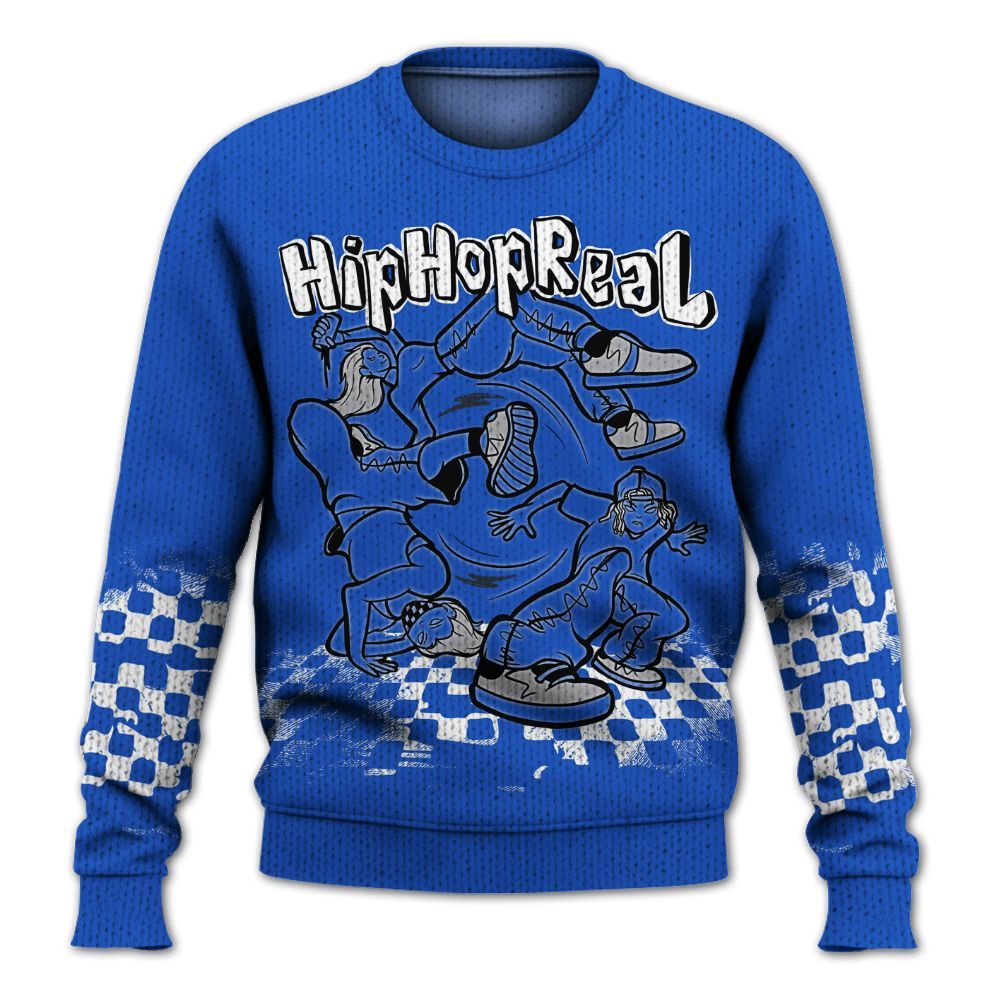 Knitted Sweater To Match Retro Stealth 5s - Feel Life Street Style