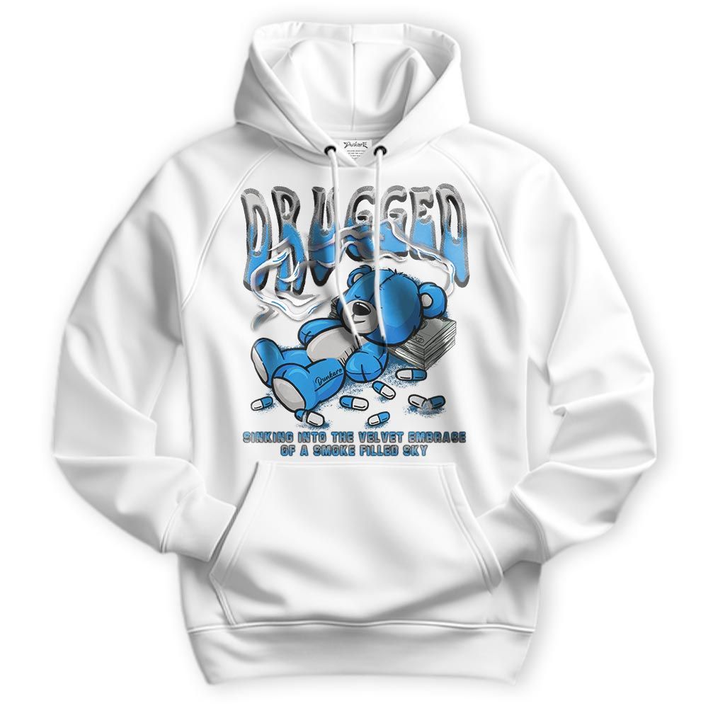 Sweatshirt To Match Hoodie Drugged, Military Blue 4s Hoodie, To Match Sneaker Military Blue 4s, Hoodie NCMD