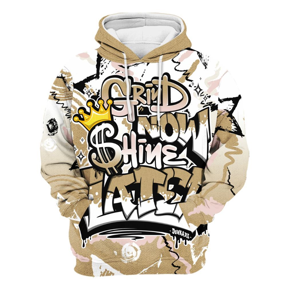 Hoodie To Match Low Linen 2025 1s Shirt - Grind Shine Later Drip All Over Print