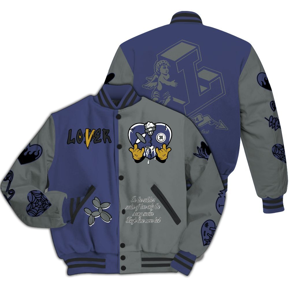 Varsity Jacket To Match Lakeshow 4s - Loser Lover Heartbreak All Over Print