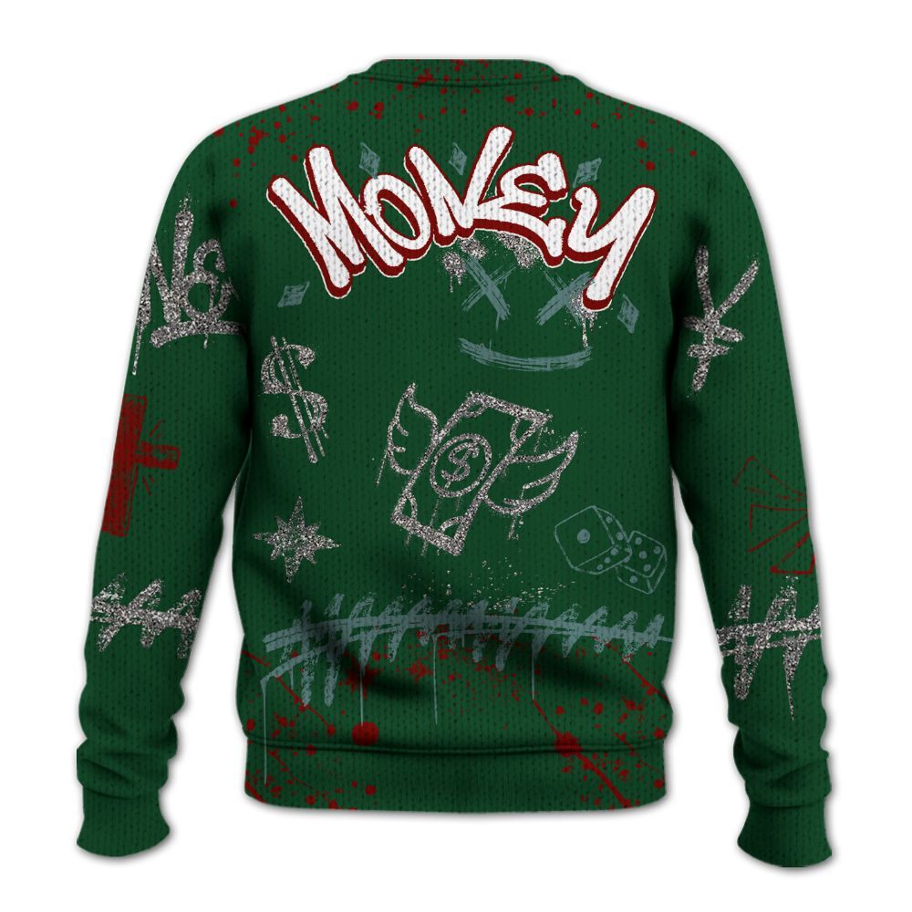 Sweater To Match Concrete Rose 3s - Everybody Paid In Full Crayon Graphic