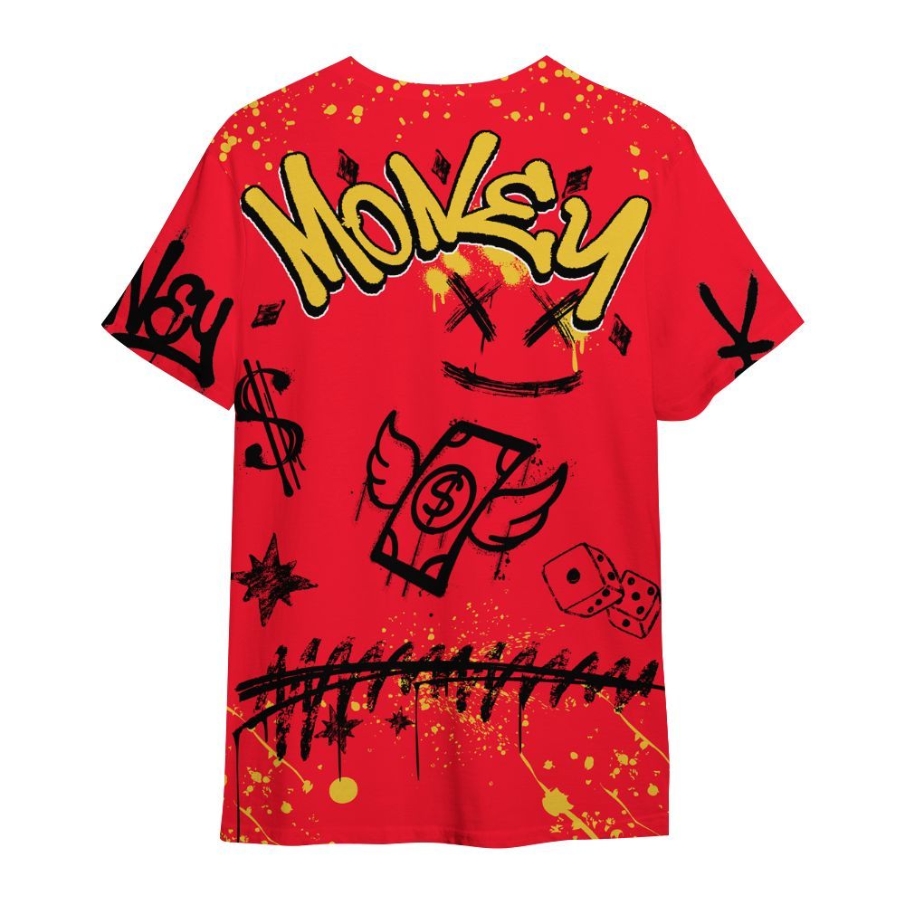 Shirt To Match KD 18 Air Bakin - Everybody Paid In Full Crayon All Over Print